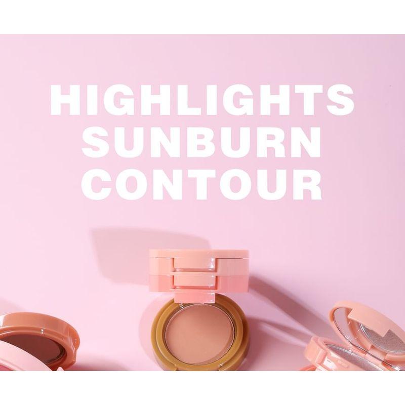HANDAIYAN - 3 In 1 Highlight Blush Contour Palette - 3 Types