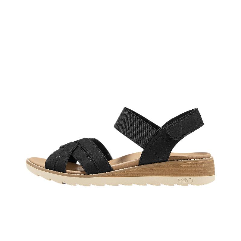Skechers Comfortable Solid Color Beach Sandals Women sandals 113891-BLK 37