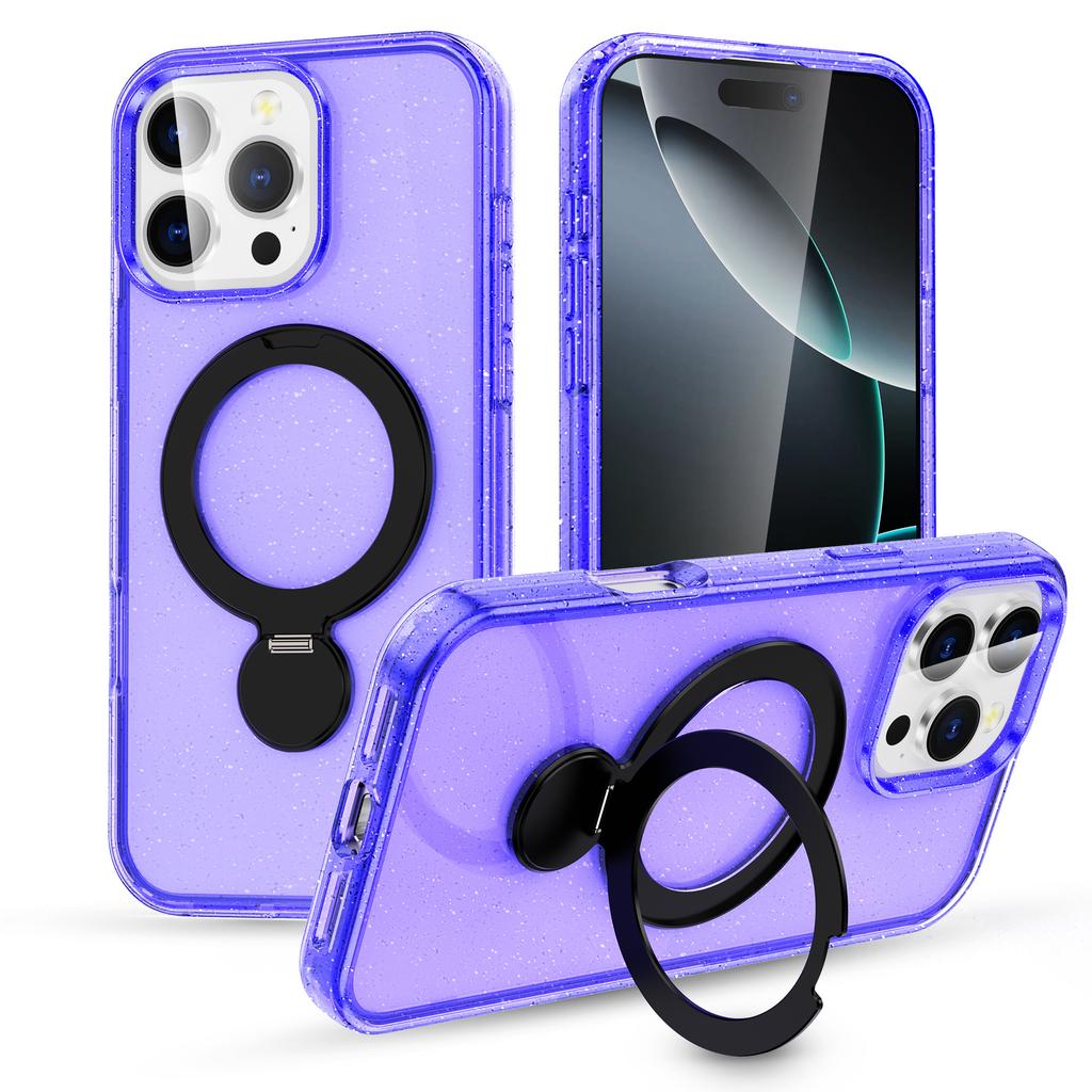 New 360-degree Rotating Stand for IPhone16 Thick Mobile Phone Case for Apple 15pro14 Mobile Phone Protection