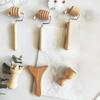 Wenge-Massagerollen, Nackenrollen-Massagegerät, Triggerpunkt-Rollenmassagegerät aus Holz, Muskelrolle für Rücken, Gesicht, Taille, Beine, Arme