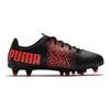 Puma Tacto FG/AG Soccer Cleats JR 'Black Sunblaze' GS 106310-08