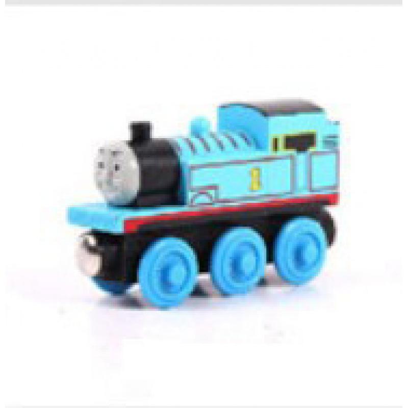 Magnetic Thomas the Tank Engine Wooden Train Set with Cake Party Decorations