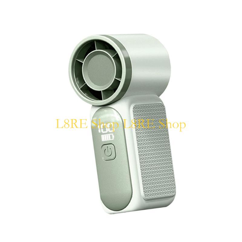 L8RE Outdoor Small Handheld Fan Air Blower 3000mah with 100 Speed Adjustable Rechargeable for Travel Home Camping Outdoor
