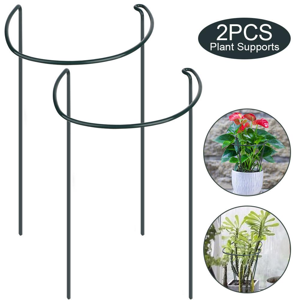 Plant Support Plant Stake Half Round Plant Support Ring Garden Flower Support Plant Support Stakes