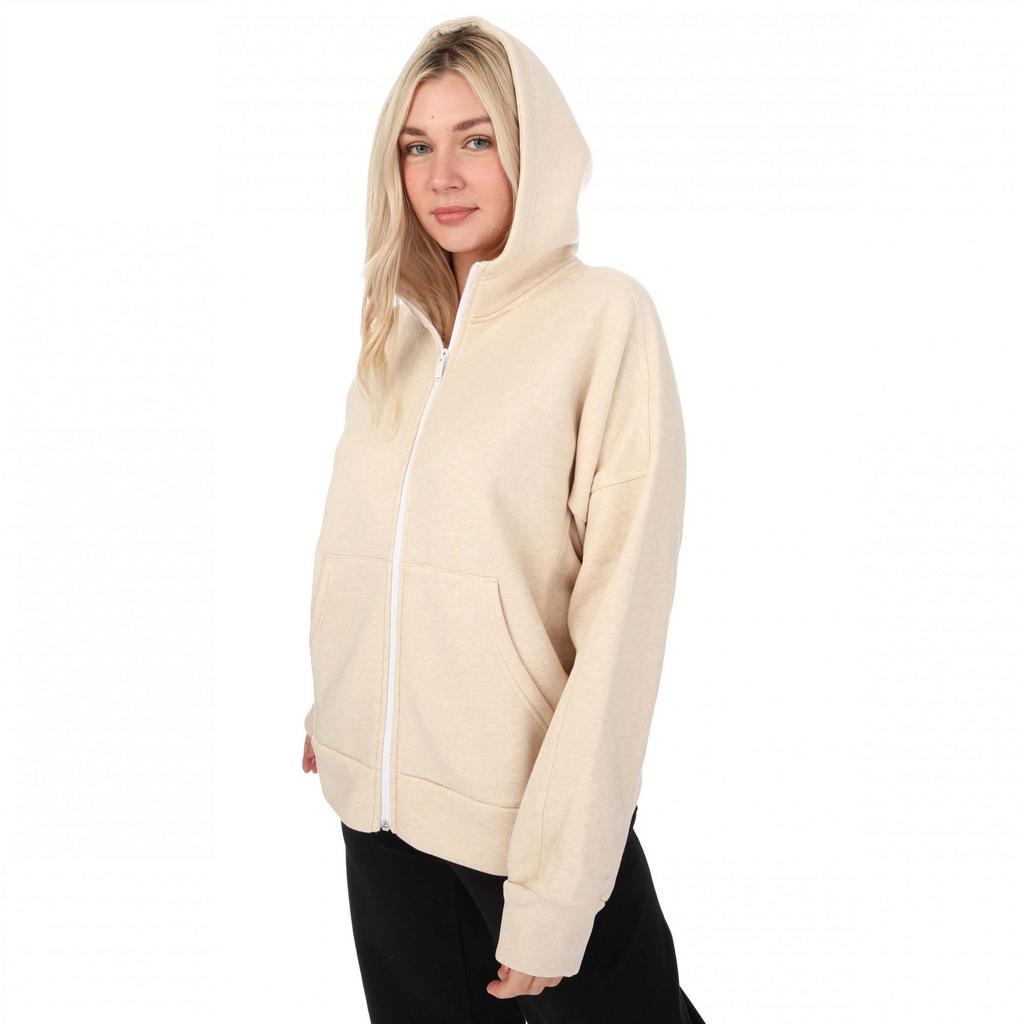 Adidas Womens/Ladies Studio Lounge Fleece Full Zip Hoodie