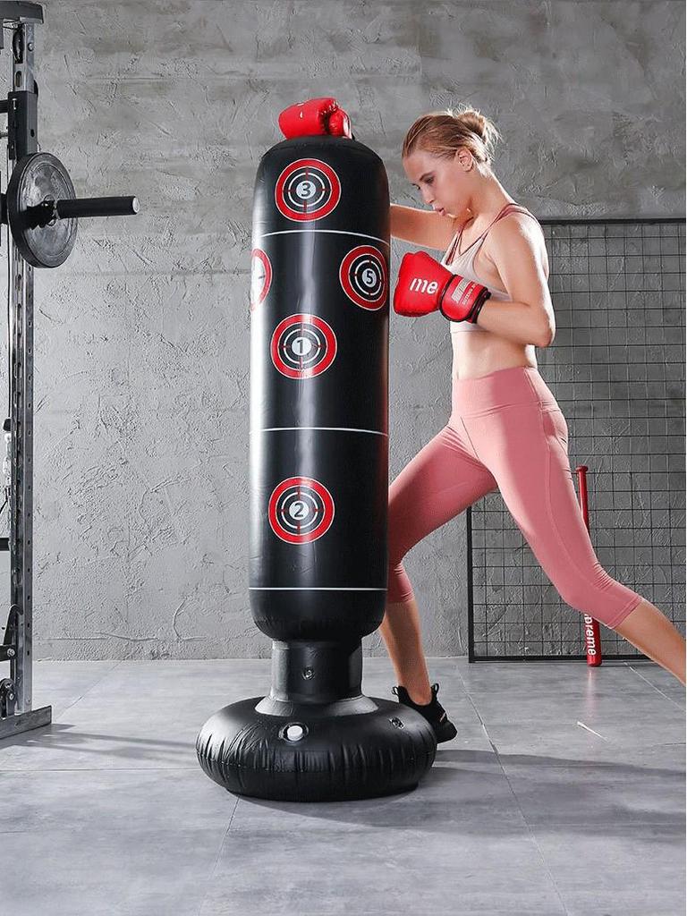 Water-Filled Inflatable Punching Bag for Home Training - Adult & Children's Toy