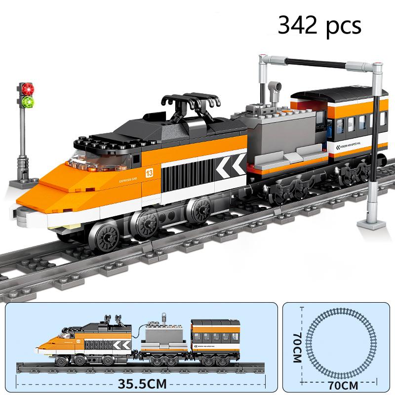 

Technical City Power featuring Motor Railway Track Train Construction Block Kit Great ideal for Boys Love VehiclesCultivate Hand - on Skill in bag