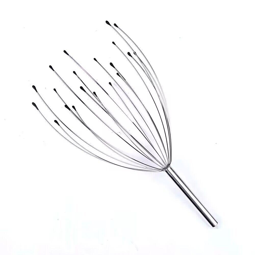 

Расслабляющий массажер для головы Лечебный массажер для шеи Клешня Антистресс Облегчение боли Спа для кожи головы Головная боль серебряный