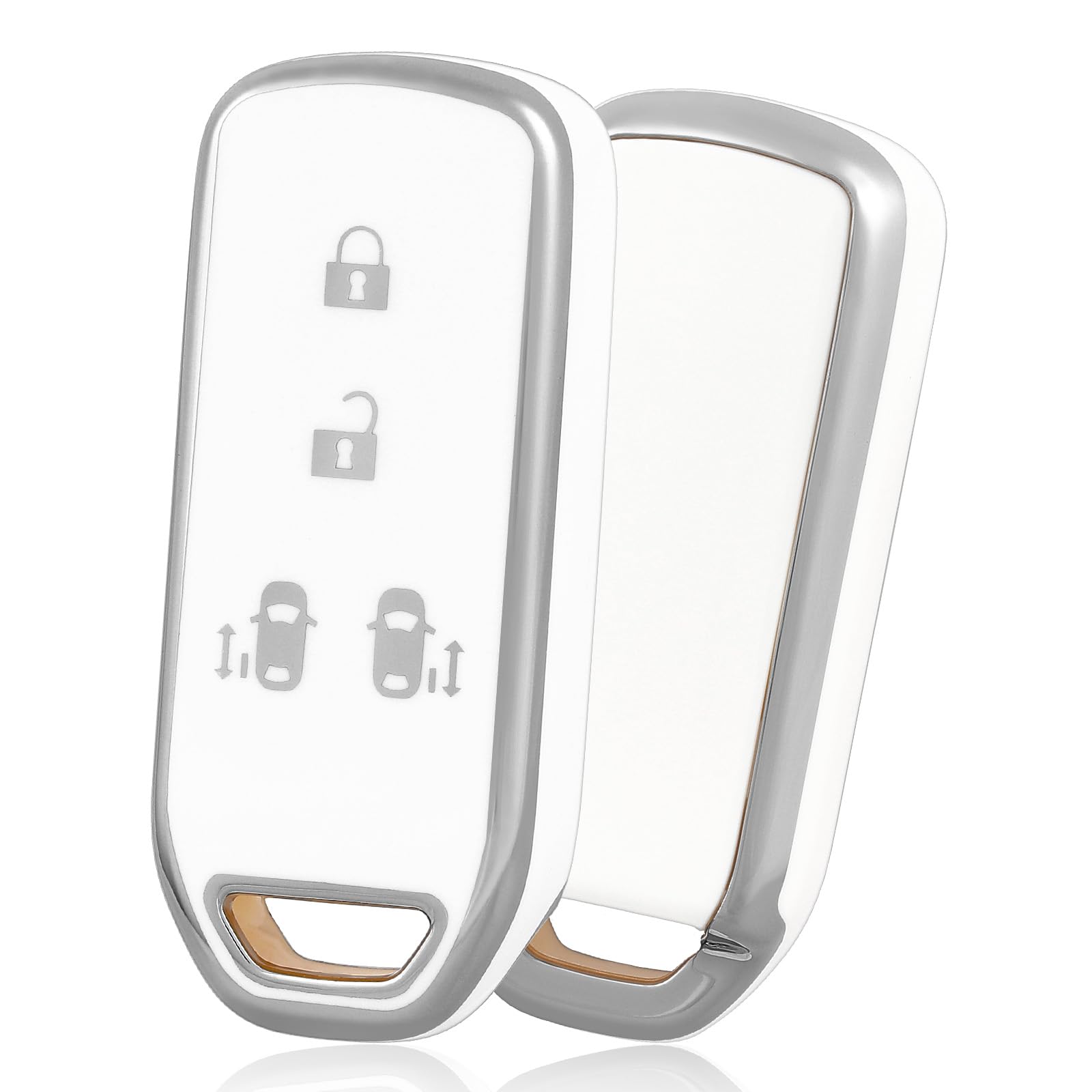 

В ПУТЬ Чехол для ключей, ТПУ Чехол для ключа автомобиля, Совместимая оболочка для ключа, Новая Honda белый