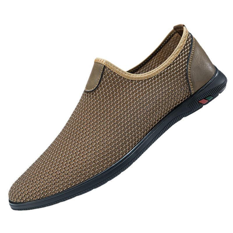 Men's Summer Sports Style Casual Mesh Shoes - Breathable, Trendy, Soft Sole