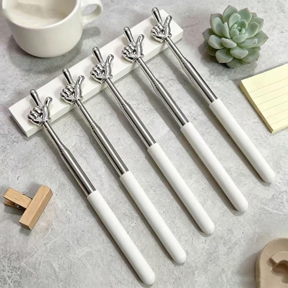 

Extendable Teaching Pointer Finger Design Teaching Stick Retractable Reading Stick Kids Reading 1pc-6