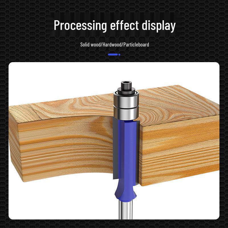 Holzbearbeitungs-Gravier-Trimm-Messer Doppellager-Fräsmaschine mit zweischneidigem Fräser und Plattenkreissäge