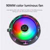 CPU Luftkühler mit 90mm RGB Lüfter PC Kühlradiator Für Intel LGA 1200 1150 1151 1155 1156 775 1366 2011 X79 AMD AM4 AM3+