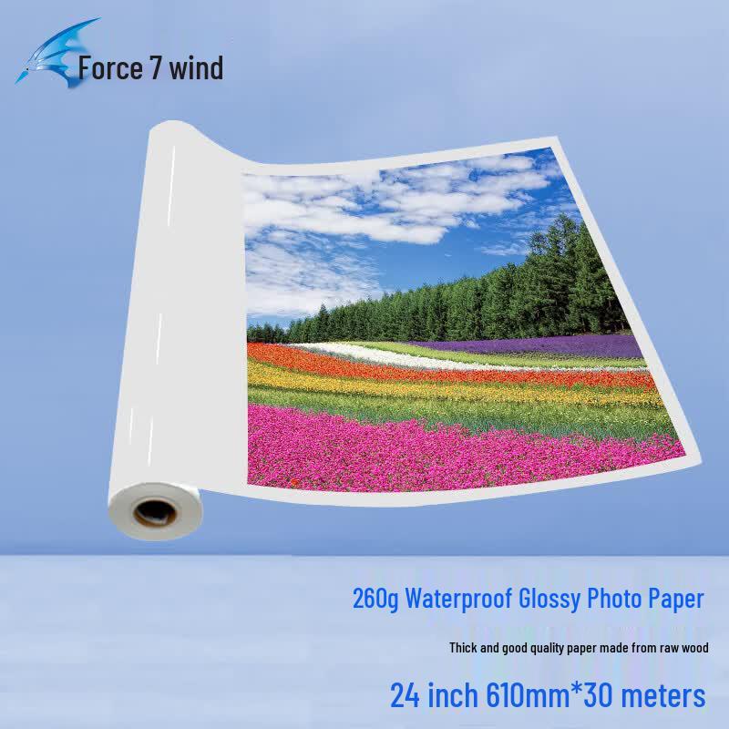 Qijifeng Waterproof High Gloss Photo Paper Roll