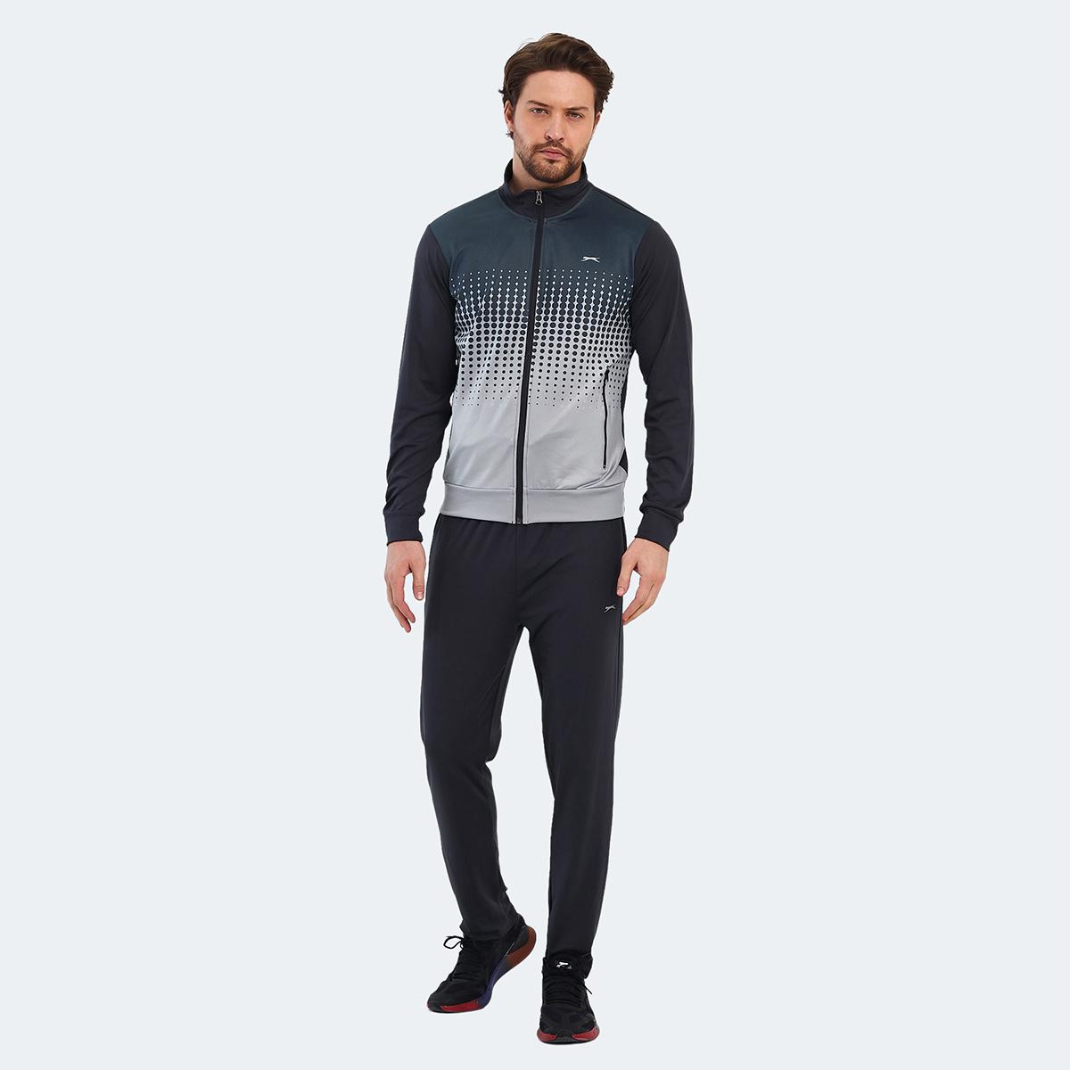 

РЕГИСТРАЦИЯ-Темно-серый мужской спортивный костюм S темно серый