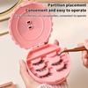 Mini Fashion Eco-Friendly False Eyelash Storage Box Flower Shape Abs Makeup Cosmetic Tool Portable Case Organizer