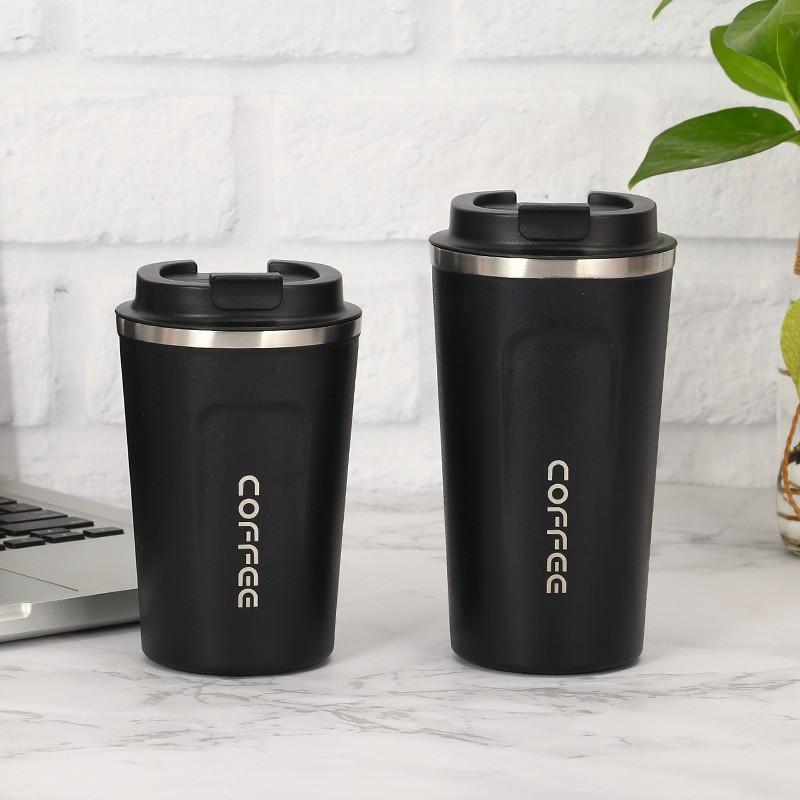 380/510ML Thermos-Kaffeebecher Doppelwandig Edelstahl Thermosflasche Auto Thermobecher Kalt und Heiß Outdoor Sport Vakuumflasche