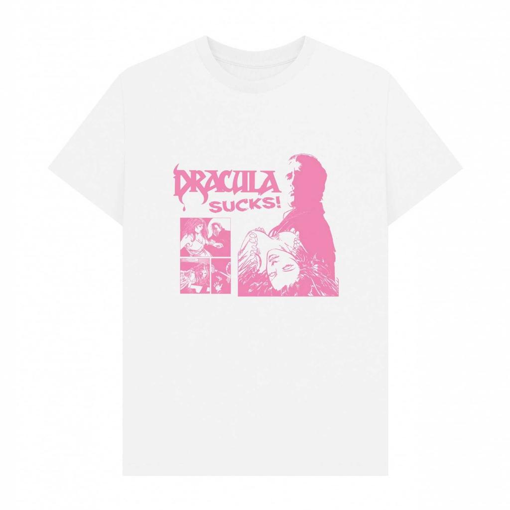 Horror Line Unisex Adult Dracula Sucks T-Shirt