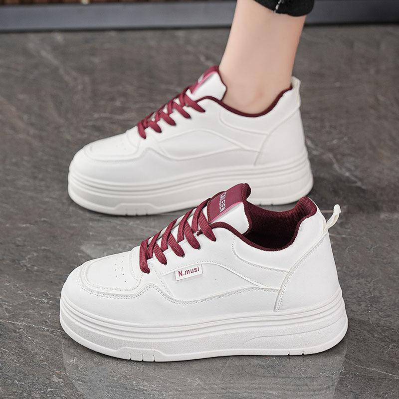 Muffin Thick-soled Heightening Sports Shoes Casual Board Shoes 22 Autumn New Dad Shoes