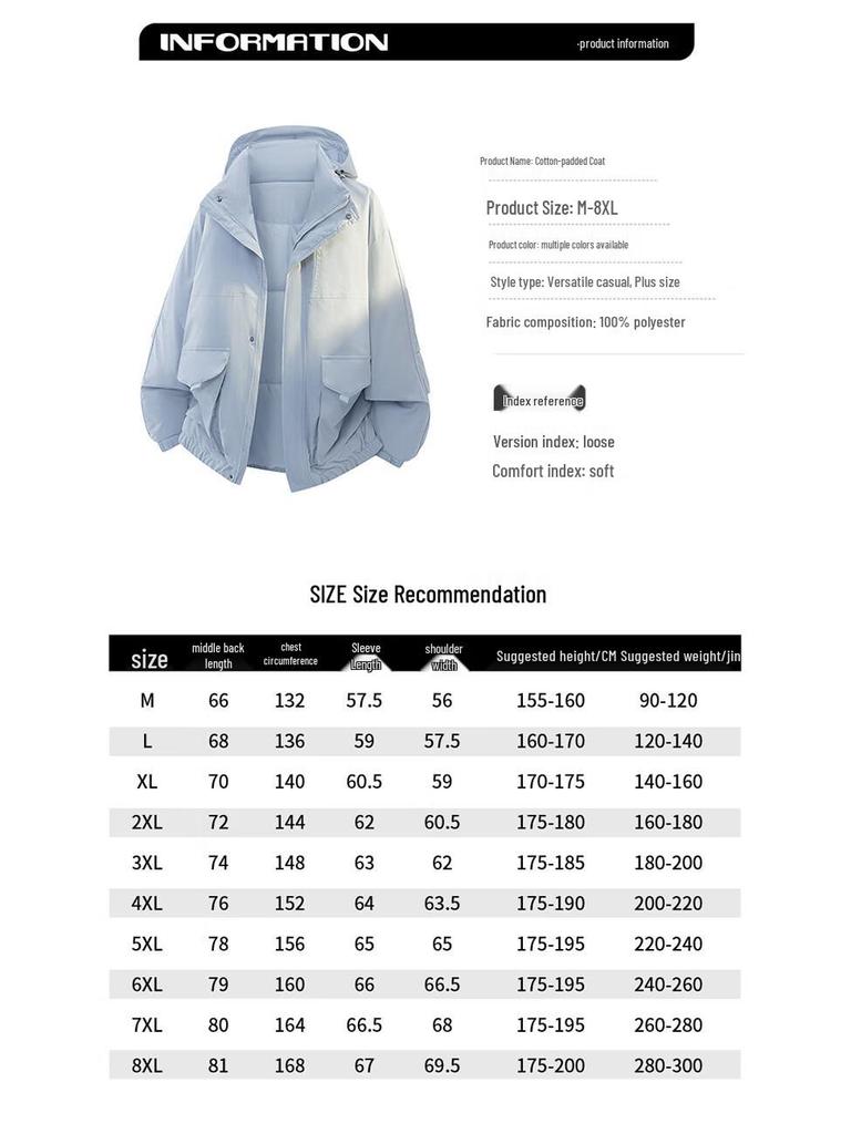 Snoopy Men's Hooded Fleece-Lined Winter Padded Jacket