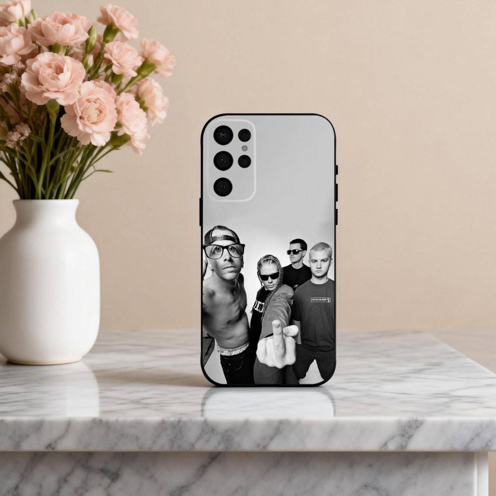Punk T-The O-Offspring Band Phone Case For Samsung S25,S24,S21,S22,S23,S30,Ultra,S20,Plus,Others Soft Black Case