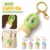 MINI Light-Up Flashlight Keychain Lightweight LED Bag Charm Night Light Pendant  Key/Backpack Decor