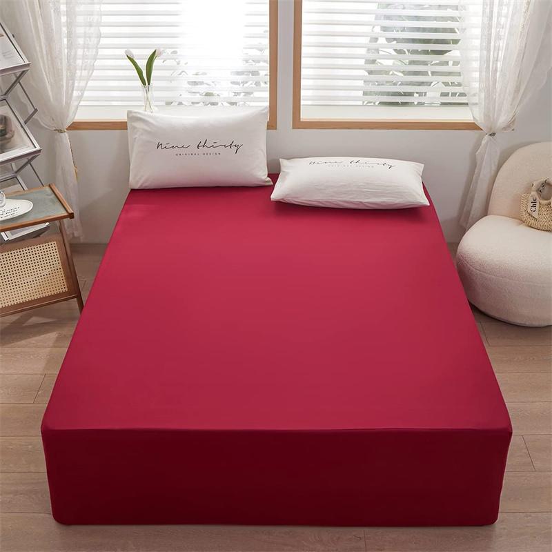 100% Waterproof Mattress Covers Protector Adjustable Non-slip Bed Fitted Sheet With Elastic Bands for Queen King Bedroom