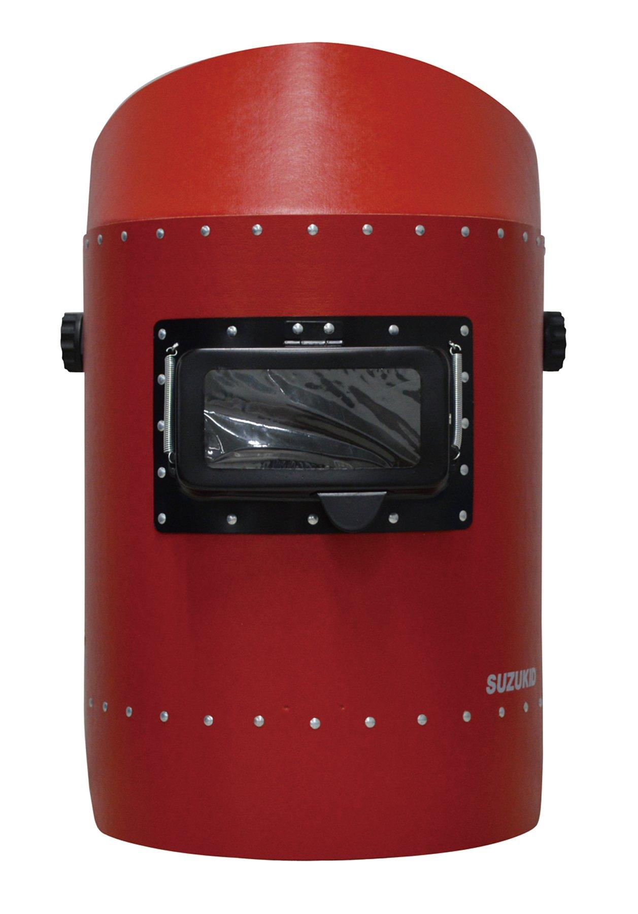 

Star Electric Manufacturing Color Helmet Face Red Cover Plate and Shade Plate (SUZUKID) Mask, (Includes #10) P-896