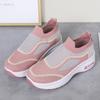 24-Year-old New Mesh Breathable Casual Shoes Heightened Thick-soled Non-slip and Wear-resistant Elderly Walking Shoes One-pedal Mother Shoes