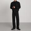 Stand Collar Woolen Jacket Men's Autumn and Winter Korean Style Loose Trendy Retro Jacket Top Clothes