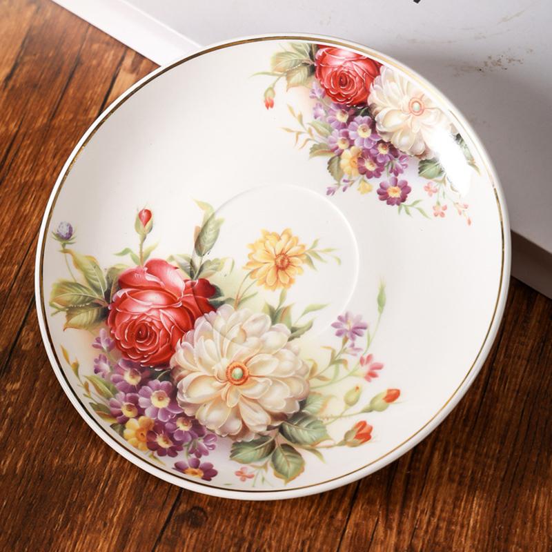 Classical Floral Patterns Ceramic Cup&saucer Dining Table Coffee Mug Milk Tea Mugs Afternoon Tea Teacup Fruit Juice Container