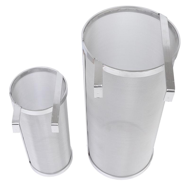 

300 Micron Stainless Steel Brew Beer Hop Mesh Filter Strainer With Hook S