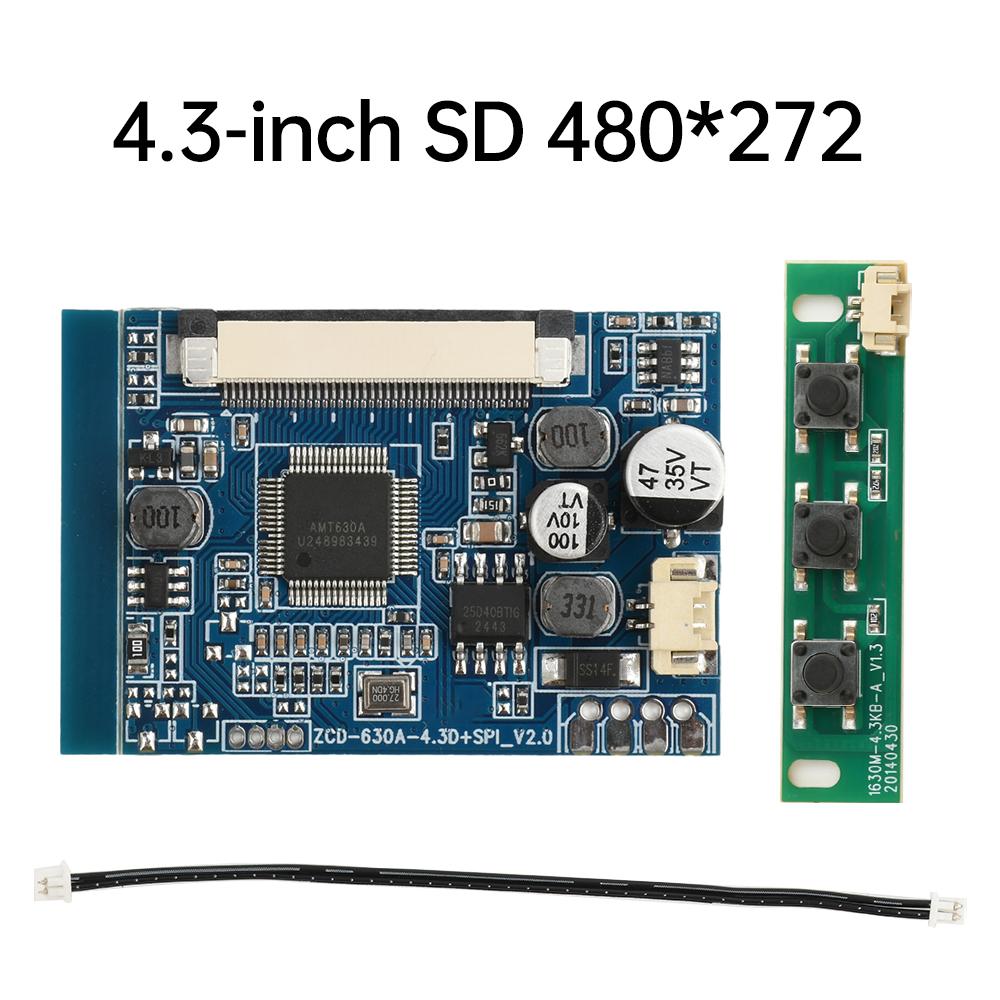 4.3/5inch LCD Display Driver Board Module Kit Monitor AC12-24V for Car AV Digital Photo Frame Multi-Function Car Accessories