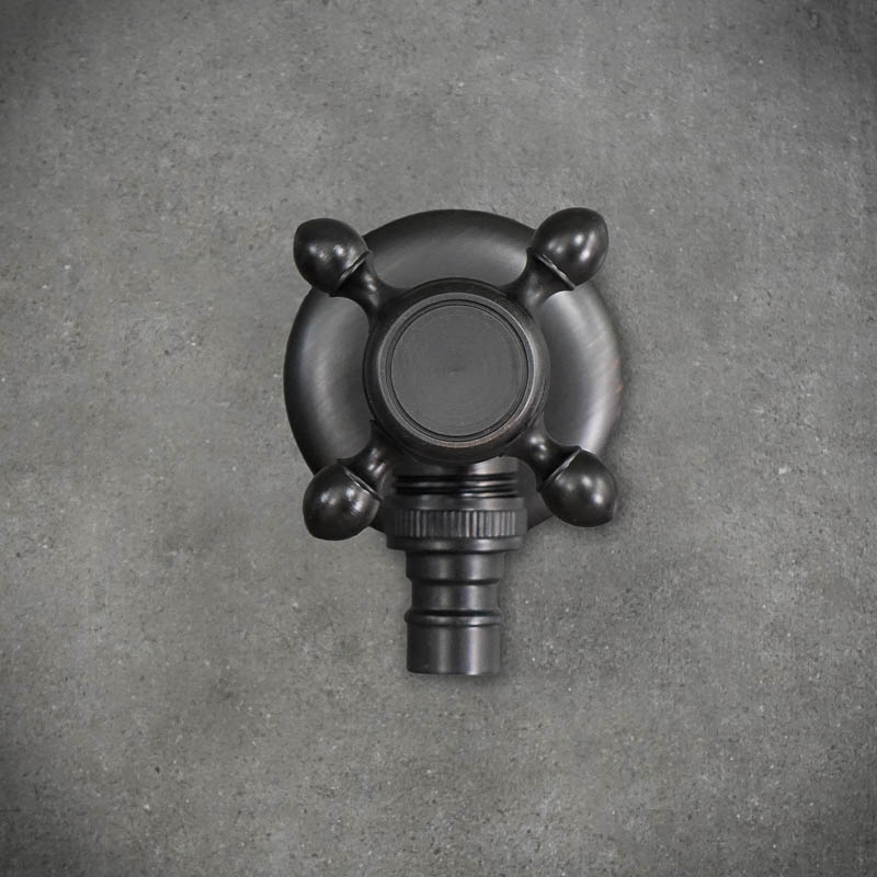 YORK 1 angle black garden hose tap
