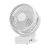 Ventilateur à Clipser avec Base Magnétique Ventilateur USB Rotation à 360 degrés Horizontal et Vertical, 3 Vitesses et Fonctionnement Silencieux, 3