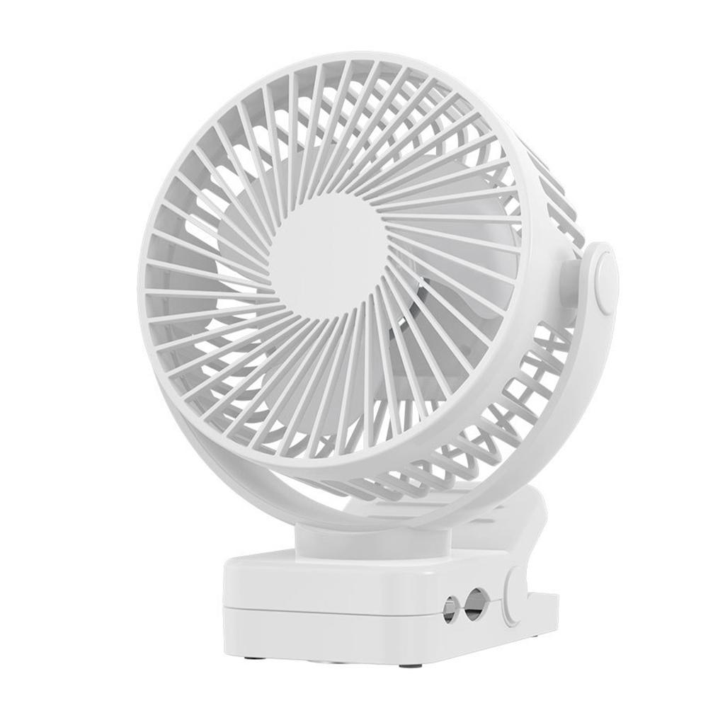 Clip On Fan with Magnetic Base USB Fan 360 degrees Rotation Horizontal and Vertical, 3 Speeds and Quiet Operation, 3