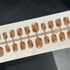 Amber 30-Piece Luxury Wearable Nails Set – Summer High-End Feel