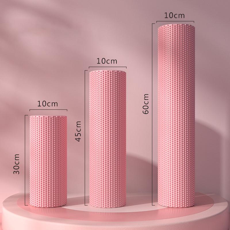 High Density EVA Foam Roller with Textured Bumps Deep Tissue Massage for Home Gym Yoga Post Workout Muscle Soreness Relief