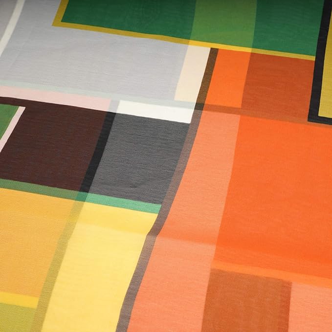 Sciarpa Scialle Leggero Tinta Unita Misto da Donna per la Stagione Primavera Estate