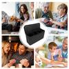 Folding Card Deck Case Organizers Gathering Card Toy Container Trading Card Storage Bag Card Storage Case with 3 Dividers