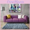 Modern Animal Art Canvas Wall Hanging For Living Room Decor With Abstract Colorful Horses