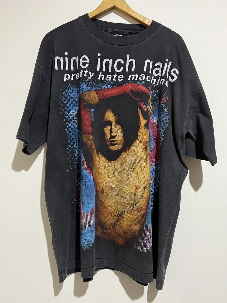 

Nine Inch Nails Pretty Hate Machine Band Black Unisex Tshirt Reprint KH12752 Unisex T-Shirt XXXL