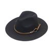 Wide Brim Jazz Hat Adjustable Panama Cap Fashion Felt Fedora Hats  Unisex