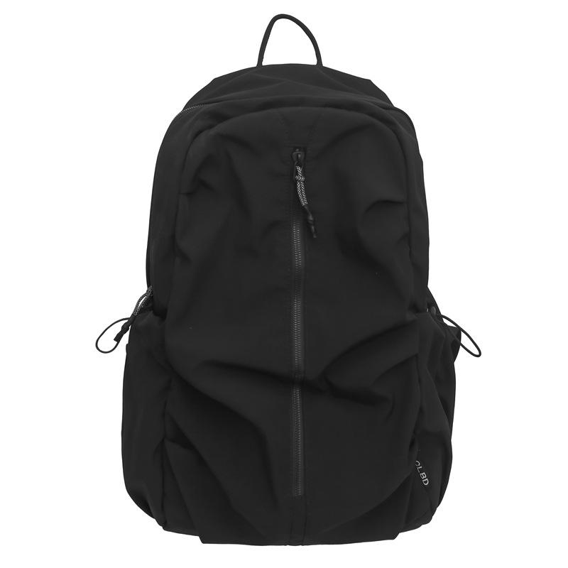 Versatile Japanese-Style Solid Color Backpack for School, Sports, and Travel