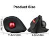 JOMAA Ergonomic Wired Trackball Mouse with Silent Button, Plug and Play, 6.56ft Cable