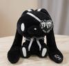 Gloomy Bunny Gothic Eye Patch Plush Toy Keychain With Soft Pp Cotton For Collectors