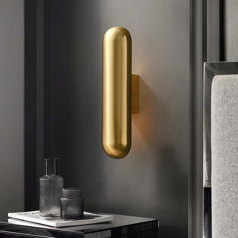 Modern minimalist LED living room background wall lamp personality bedroom bedside entrance hallway wall lamp