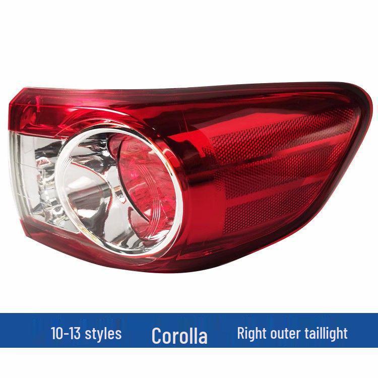 Compatible Toyota Corolla Taillight Cover for 07-09, 10-13 Models - Rear Headlight Brake Light Half Assembly