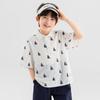 Boys' Sailboat Print Polo Shirt