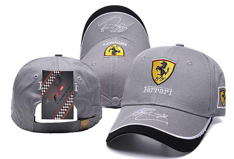 Fashion F1 Ferrari Fan Racing Men's Sun Hats Team Outdoor Baseball Caps For Ferrari Stradale Roma 488 Spider SF90 Accessories